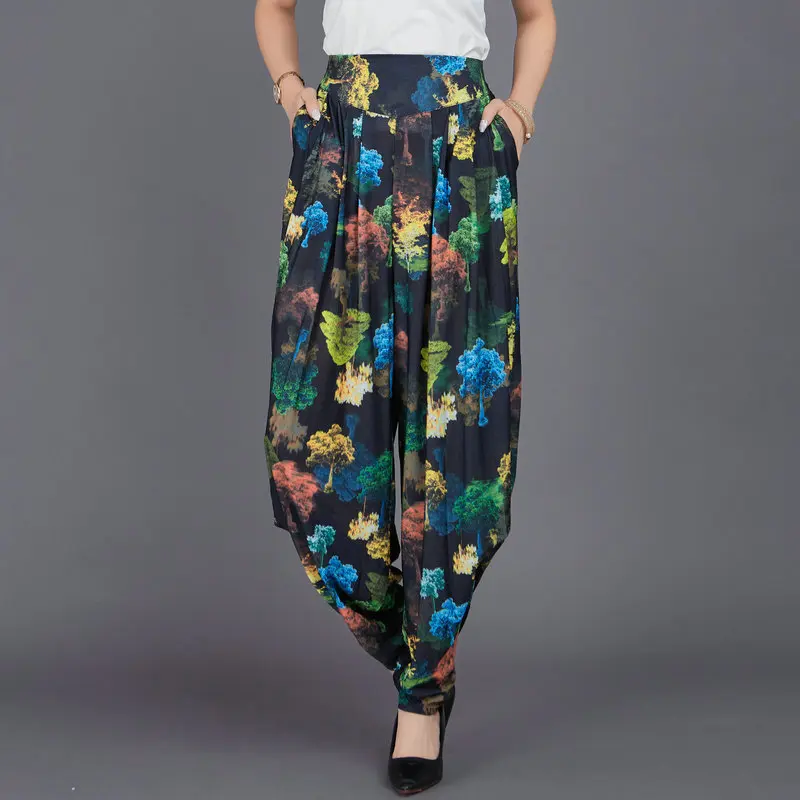 Color printing harem pants women High waist radish pants summer loose thin pants wide leg pants elastic waist casual trousers
Color printing harem pants women High waist radish pants summer loose thin pants wide leg pants elastic waist casual trousers