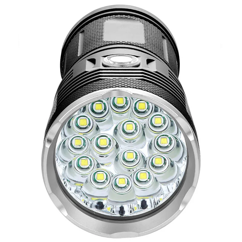 2017 Новый 38000 люмен флэш-светильник фонарь 15 * XML T6 светодиодный наружный