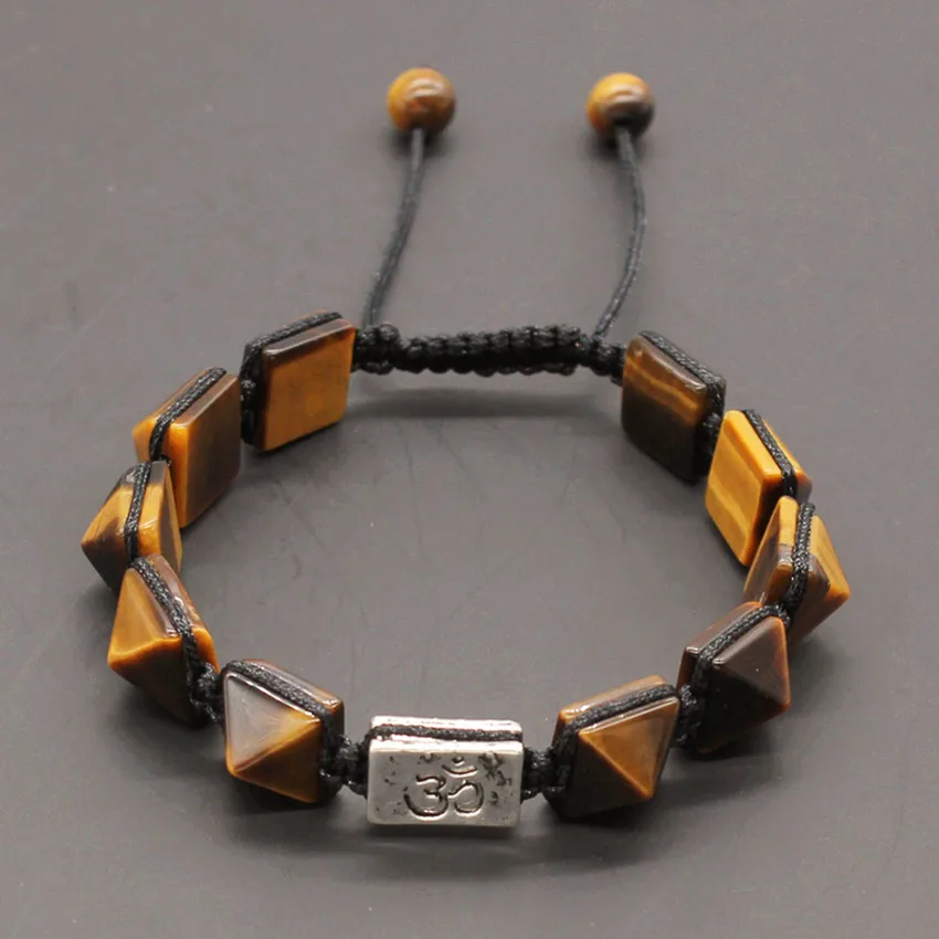 Trendy-beads Silver Plated 3D Symbol Connect Natural Tiger Eye Stone Pyramid Elastic Bracelet Fashion Jewelry
Trendy-beads Silver Plated 3D Symbol Connect Natural Tiger Eye Stone Pyramid Elastic Bracelet Fashion Jewelry