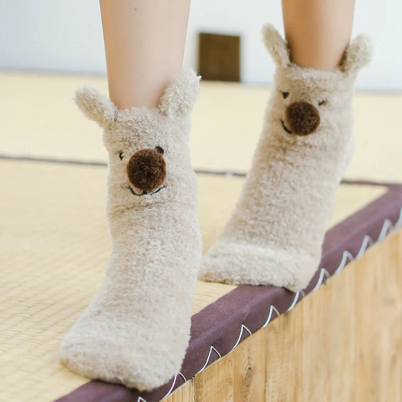 Cute Three-Dimensional Girl Cartoon Coral Velvet Home Floor Socks Autumn And Winter Thick Warm Female Japanese Wind Tube Sock
Cute Three-Dimensional Girl Cartoon Coral Velvet Home Floor Socks Autumn And Winter Thick Warm Female Japanese Wind Tube Sock