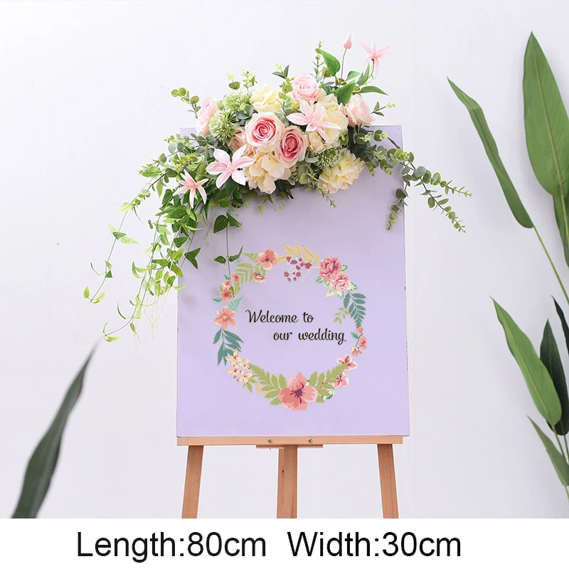 DIY wedding props welcome card flowers hotel water sign creative sign floral decor road lead flores artificial flower wall ball
DIY wedding props welcome card flowers hotel water sign creative sign floral decor road lead flores artificial flower wall ball