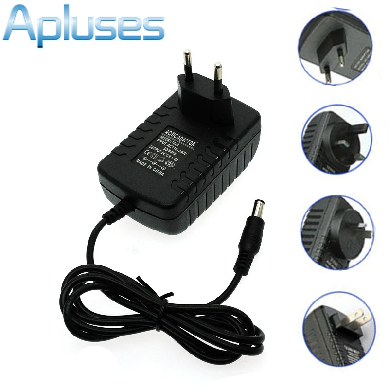 12V 2A AC/DC 100-240V Power Supply Charger Transformer Adapter for 5050 3528 LED RGB Strip light EU/UK/US/AU standard
12V 2A AC/DC 100-240V Power Supply Charger Transformer Adapter for 5050 3528 LED RGB Strip light EU/UK/US/AU standard
