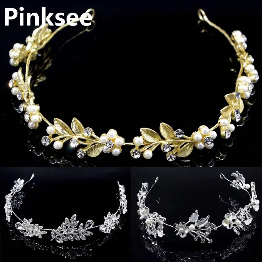 Wedding Crystal Leaf Headbands Vintage Flower hairbands Bridal Hair Accessories Metal Crown Bouquet Collection Handmade Tiara
Wedding Crystal Leaf Headbands Vintage Flower hairbands Bridal Hair Accessories Metal Crown Bouquet Collection Handmade Tiara