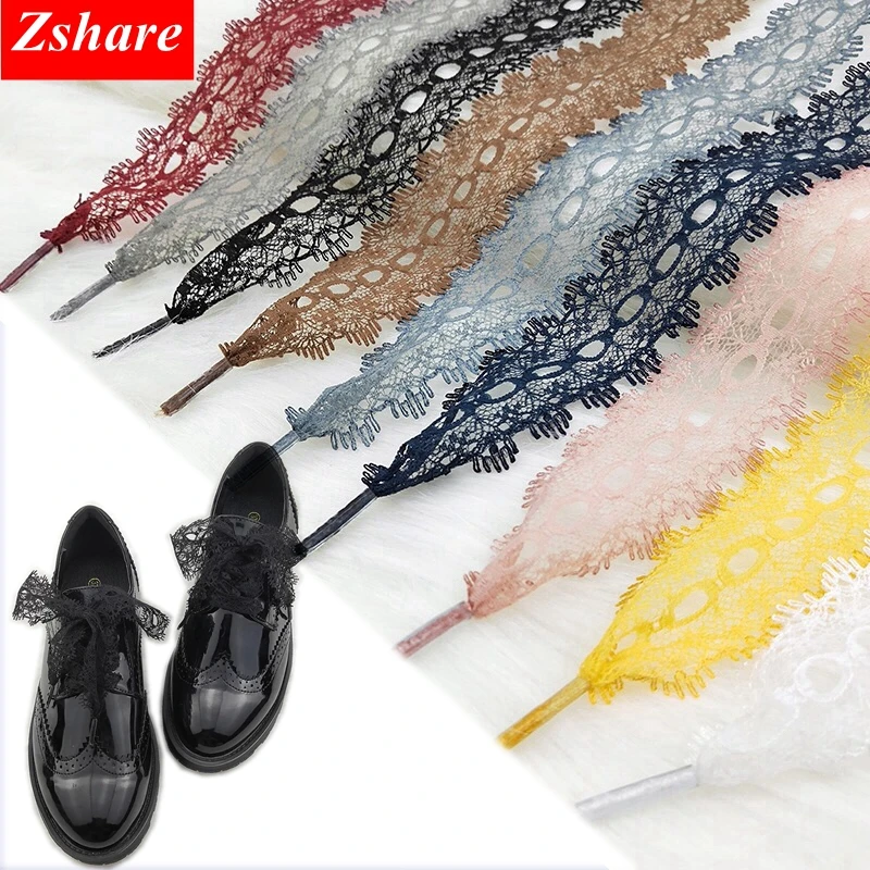 1Pair 3CM Width Sexy Lace Shoelaces Sneaker Shoes Laces Fashion Quality Shoelace For Women Length 80/100/120CM
1Pair 3CM Width Sexy Lace Shoelaces Sneaker Shoes Laces Fashion Quality Shoelace For Women Length 80/100/120CM