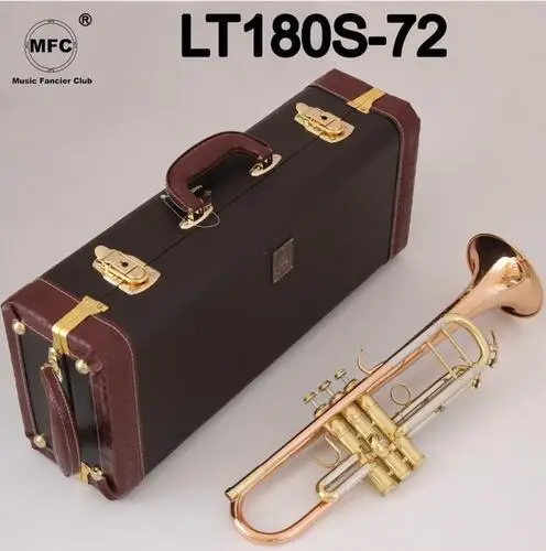 Bach Stradivarius Professional Bb Trumpet LT180S-72 Gold Phosphorus Copper Instrumentos Musicales Profesionales Mouthpiece
Bach Stradivarius Professional Bb Trumpet LT180S-72 Gold Phosphorus Copper Instrumentos Musicales Profesionales Mouthpiece