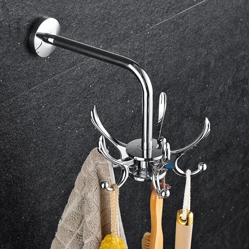Modern Polished Rotating Towel Hook Hanging Stainless steel Chrome Finish Robe Hooks Clothes Bathroom Accessories Products Ht2
Modern Polished Rotating Towel Hook Hanging Stainless steel Chrome Finish Robe Hooks Clothes Bathroom Accessories Products Ht2