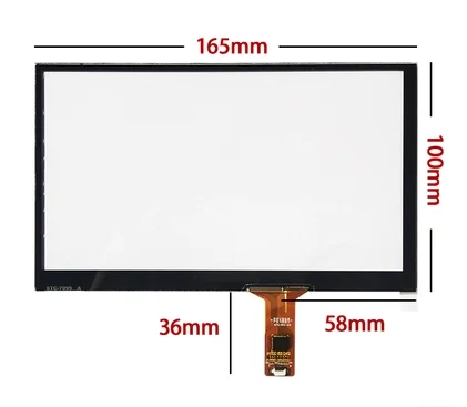 New 7 inch 165*100 capacitance screen car DVD capacitive touch screen Car screen, free delivery
New 7 inch 165*100 capacitance screen car DVD capacitive touch screen Car screen, free delivery