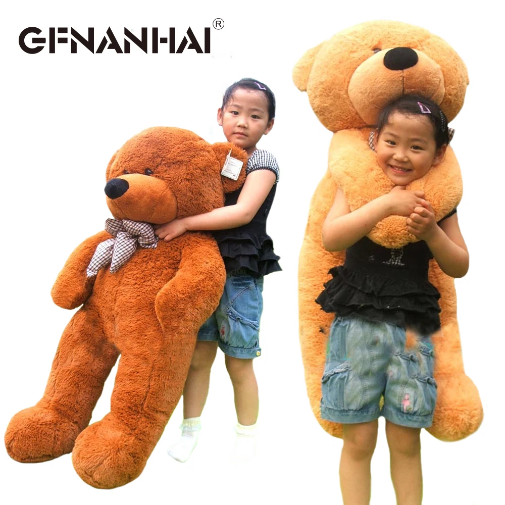 1pc 80-100cm Big baby cute Teddy bear plush toy lovely bear skin with zippers dolls for children kids birthday Christmas gift
1pc 80-100cm Big baby cute Teddy bear plush toy lovely bear skin with zippers dolls for children kids birthday Christmas gift