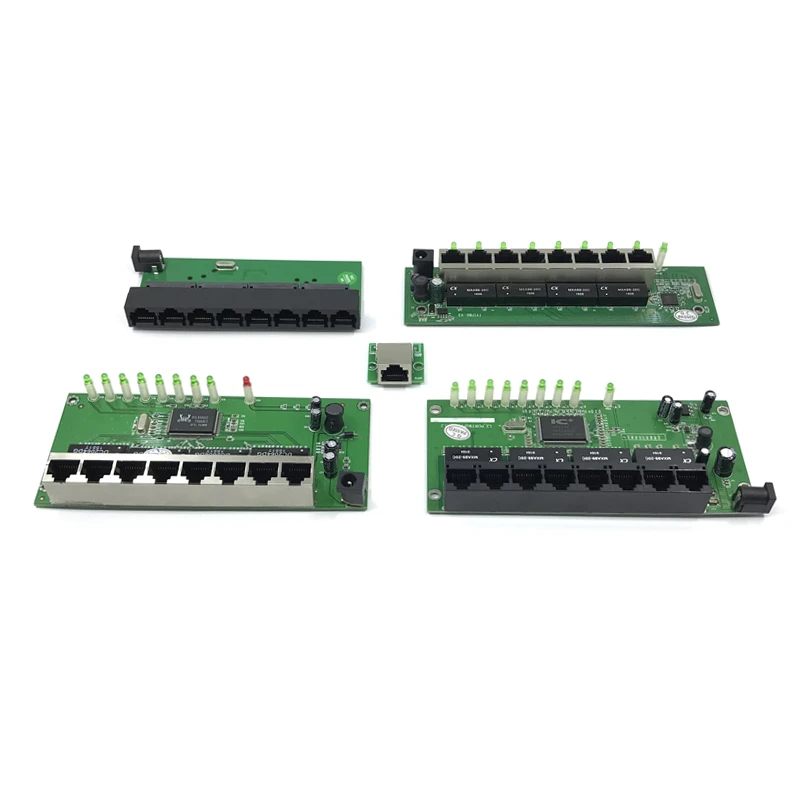 OEM factory direct mini fast 10 / 100mbps 8port Ethernet network lan hub switch board two-layer pcb 2 rj45 1 * 8pin head port
OEM factory direct mini fast 10 / 100mbps 8port Ethernet network lan hub switch board two-layer pcb 2 rj45 1 * 8pin head port