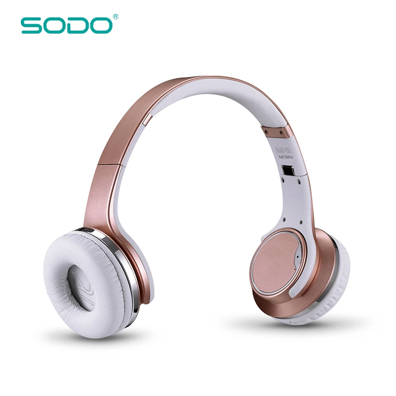 Оригинальные беспроводные Bluetooth наушники SODO MH1 NFC поворотный мини динамик