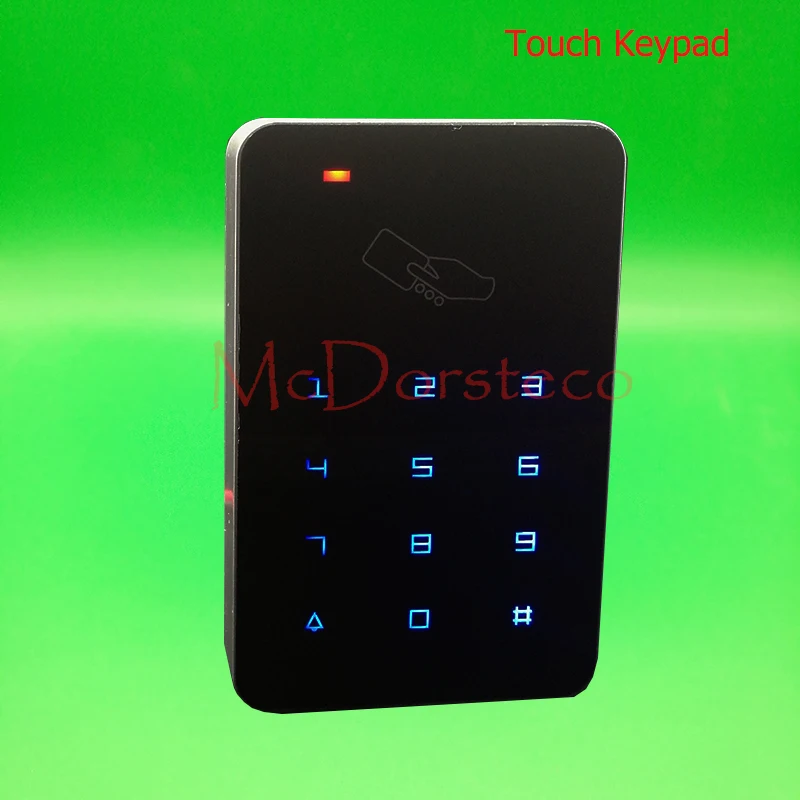 Подсветка сенсорной клавиатуры 125 кГц Rfid Контроль доступа с картой EM ID клавиатура одна подставка на дверь-один контроллер доступа и Wiegand 26 би...
Подсветка сенсорной клавиатуры 125 кГц Rfid Контроль доступа с картой EM ID клавиатура одна подставка на дверь-один контроллер доступа и Wiegand 26 би...
