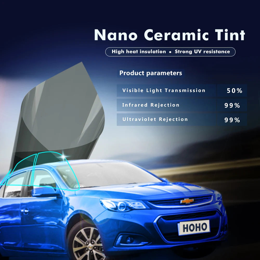 50%VLT 2PLY Grey Car Sun Shade Window Foil Tint Film Glass Solar Car Window Sunshade House Commercial Solar Protection Vinyl
50%VLT 2PLY Grey Car Sun Shade Window Foil Tint Film Glass Solar Car Window Sunshade House Commercial Solar Protection Vinyl