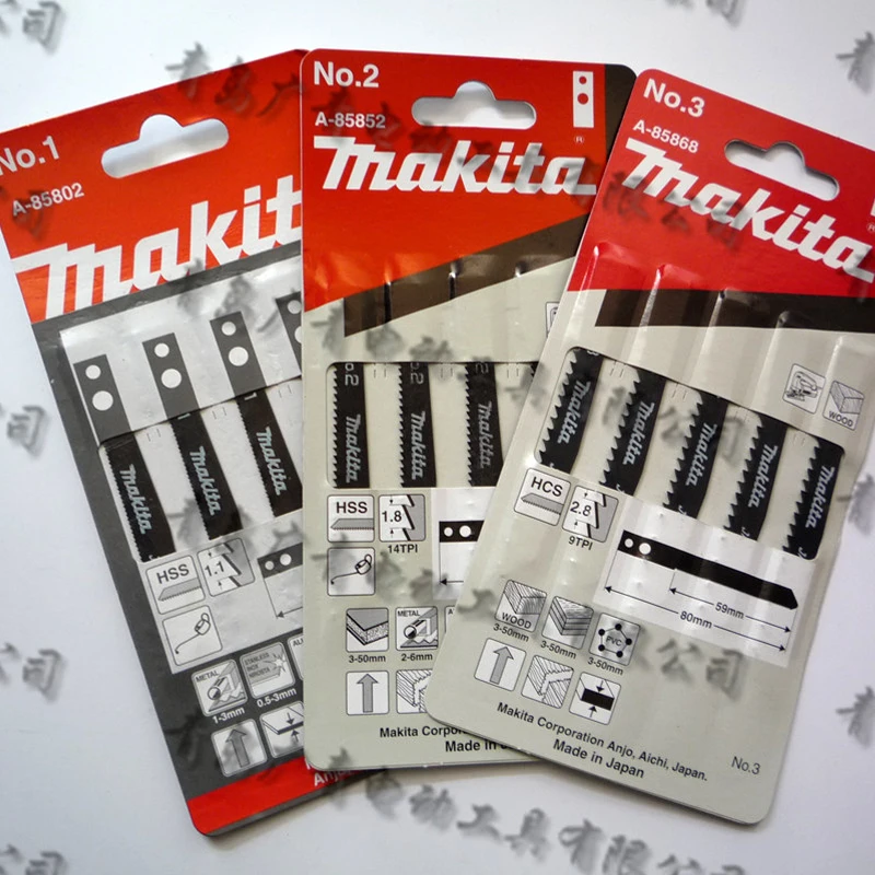 Japan Makita Curve Saw Blade Reciprocating saw blade Saw metal wood sheet Reciprocating saw Accessories 5PCS/Set
Japan Makita Curve Saw Blade Reciprocating saw blade Saw metal wood sheet Reciprocating saw Accessories 5PCS/Set