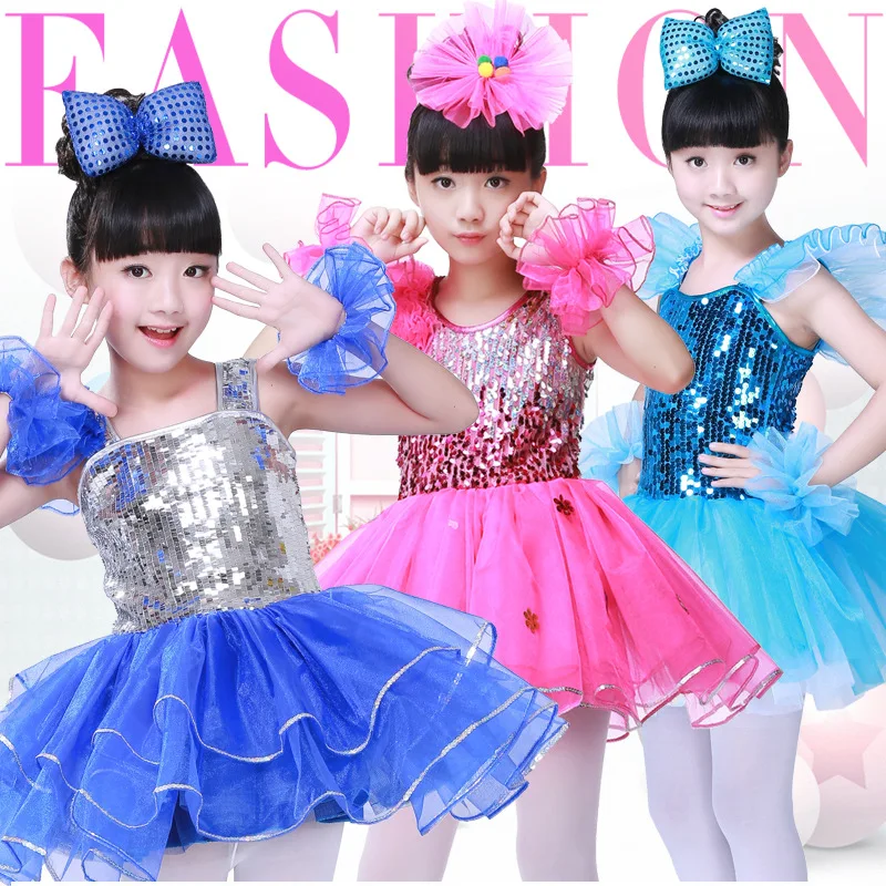 Girl's and boy's performance stage sequins cheerleading performance gauze pompon skirt children's Modern Dance costume JQ-066
Girl's and boy's performance stage sequins cheerleading performance gauze pompon skirt children's Modern Dance costume JQ-066