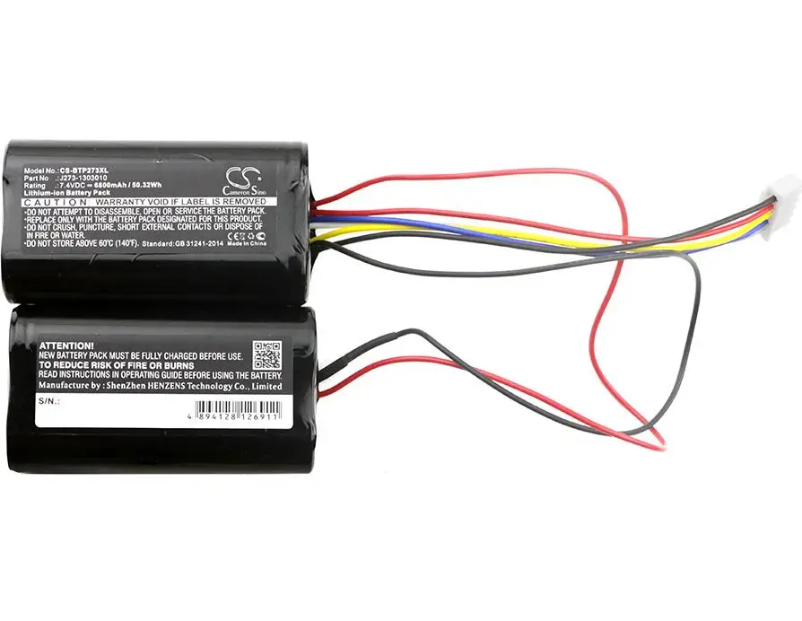 Cameron Sino 6800mah battery for BEATS J273 Pill XL J273/ICR18650NH J273-1303010 batteries | Электроника