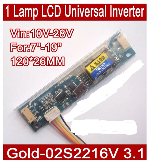 5PCS Gold-02S2216V 3.1 LCD CCFL inverter,2 LAMP universal lcd inverter board for 2 CCFL LCD panel
5PCS Gold-02S2216V 3.1 LCD CCFL inverter,2 LAMP universal lcd inverter board for 2 CCFL LCD panel