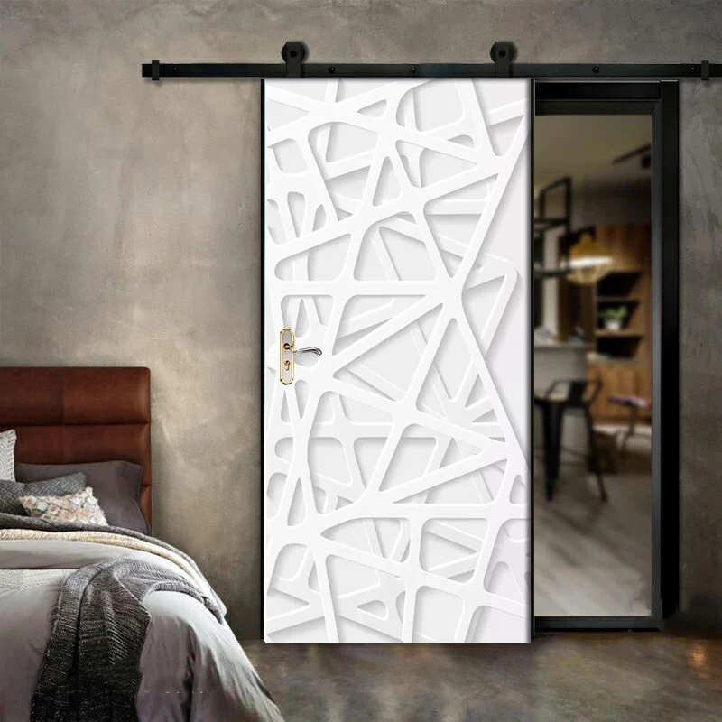 Removable Door Stickers European 3D White Line Space Waterproof Living Room Bedroom Door 3D Wallpaper Self Adhesive Wall Decals
Removable Door Stickers European 3D White Line Space Waterproof Living Room Bedroom Door 3D Wallpaper Self Adhesive Wall Decals