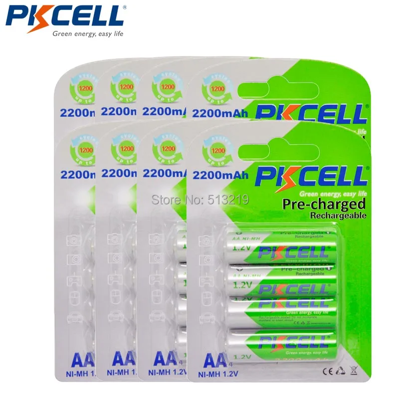 32 x PKCELL AA батареи 2200MAH 2.2Ah 1,2 V Ni-MH низкое самостоятельное зарядное устройство 2A аккумуляторная батарея LSD 1200 раз циклов жизни
32 x PKCELL AA батареи 2200MAH 2.2Ah 1,2 V Ni-MH низкое самостоятельное зарядное устройство 2A аккумуляторная батарея LSD 1200 раз циклов жизни