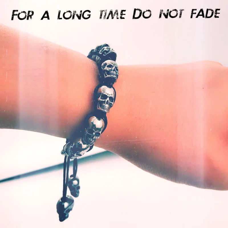2019 new Stainless steel fashion Skull Charm bracelets bangle hand-woven jewelry for man/male Punk rock style BC8-062
2019 new Stainless steel fashion Skull Charm bracelets bangle hand-woven jewelry for man/male Punk rock style BC8-062