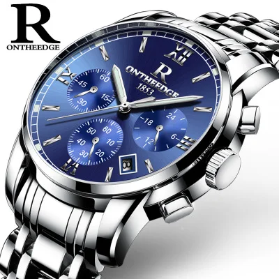 Montres 2018 новейшие высококачественные мужские деловые кварцевые часы Calender из