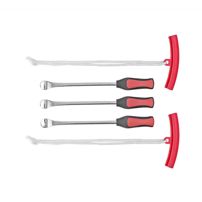 3 Tire Lever Tool Spoon + 2 Wheel Rim Protectors Tool Kit for Motorcycle Bike Tire Changing Removing Professional
3 Tire Lever Tool Spoon + 2 Wheel Rim Protectors Tool Kit for Motorcycle Bike Tire Changing Removing Professional