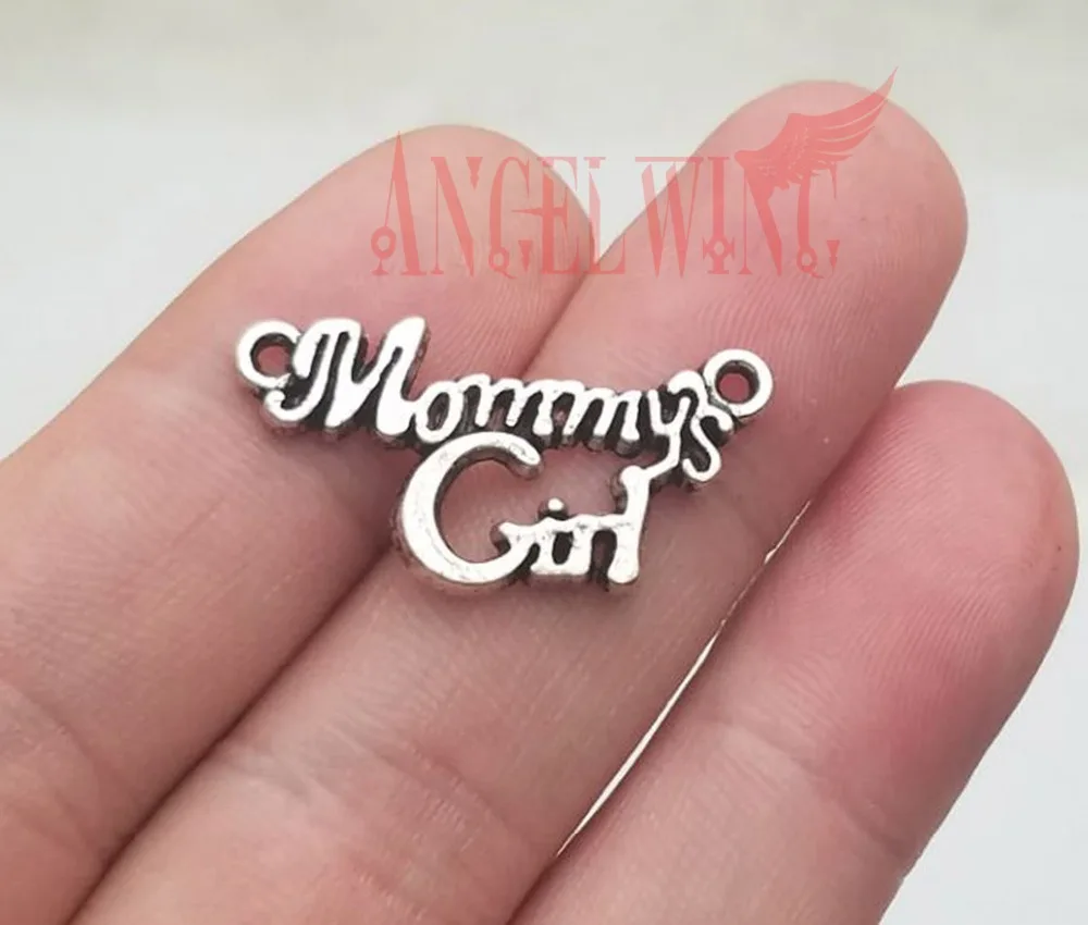20pcs/lot--27x14mm, Antique silver plated mommy's girl charms,DIY supplies,Jewelry accessories
20pcs/lot--27x14mm, Antique silver plated mommy's girl charms,DIY supplies,Jewelry accessories