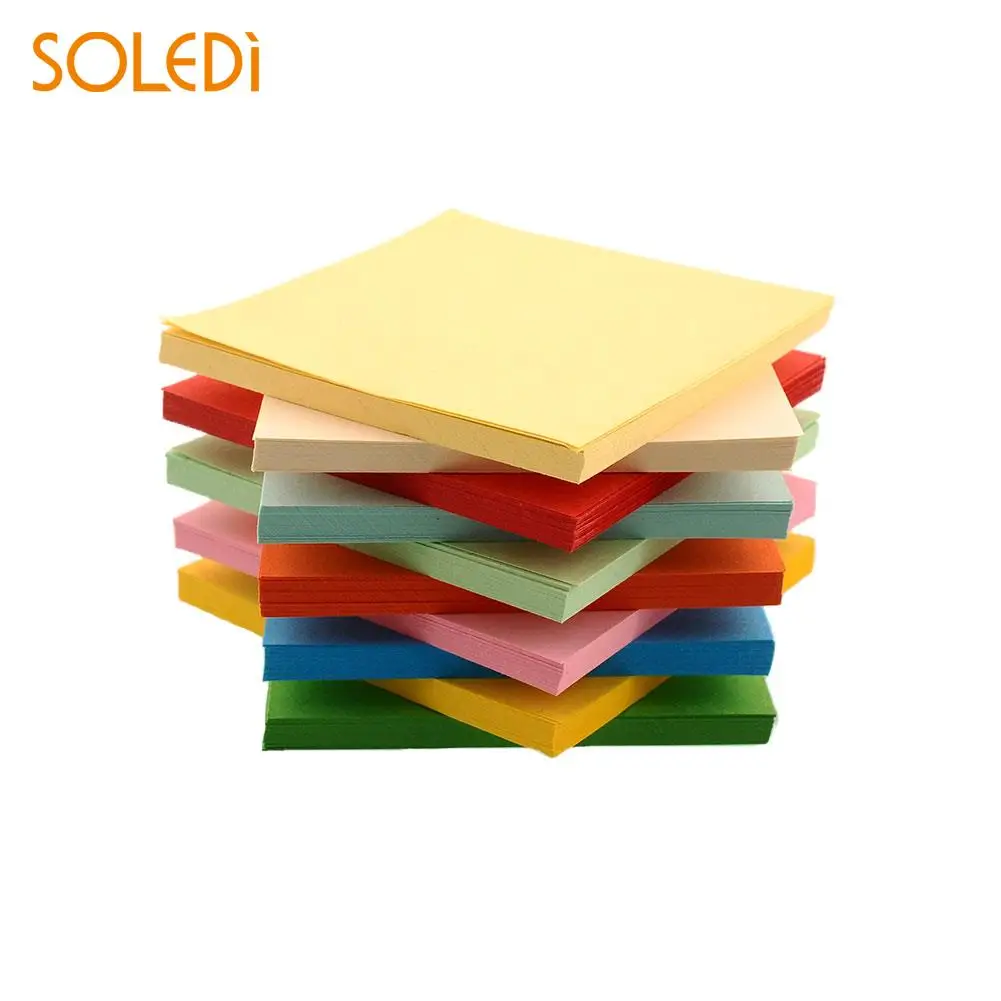 100Pcs/set Origami Square Hand Paper Double Sided Sheets Colorful Scrapbooking 10CM Craft DIY Handmade Paper Mix color Paper
100Pcs/set Origami Square Hand Paper Double Sided Sheets Colorful Scrapbooking 10CM Craft DIY Handmade Paper Mix color Paper