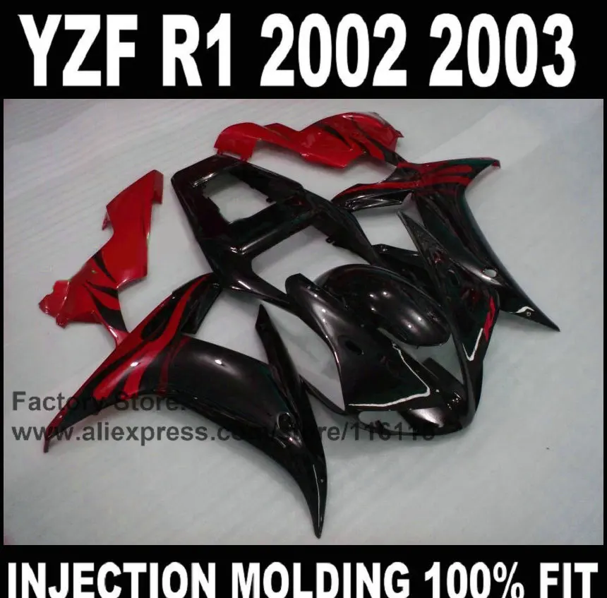 motorcycle Full injection fairings kit for YAMAHA 2002 2003 R1 YZF R1 02 03 red black ABS fairing kits
motorcycle Full injection fairings kit for YAMAHA 2002 2003 R1 YZF R1 02 03 red black ABS fairing kits