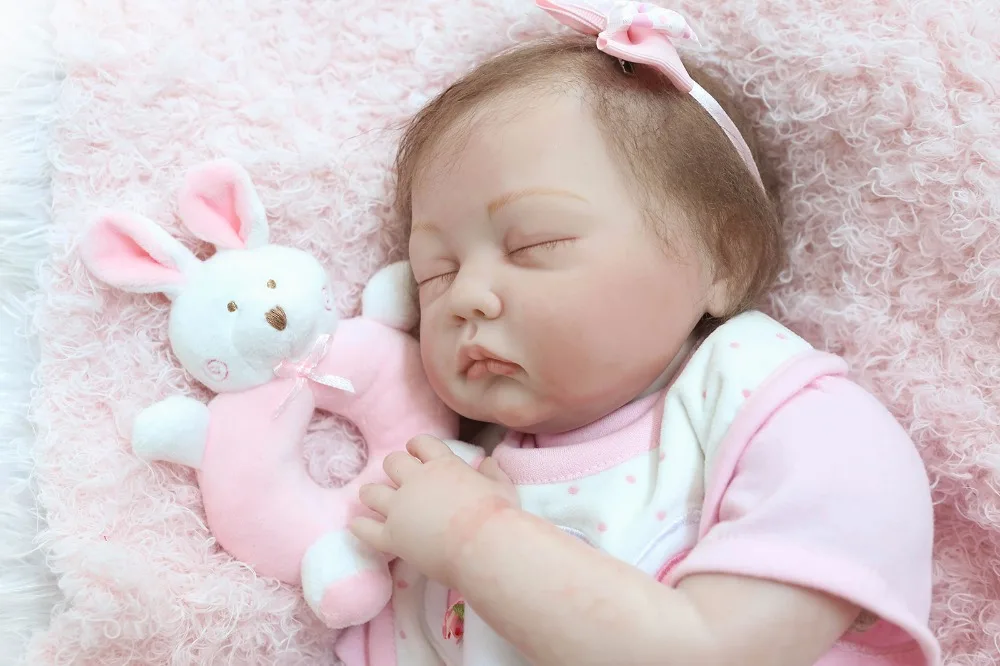 NPK high-end 22Inch silicone reborn baby dolls rooted eyelash micro mohair best children gift sleeping dolls bebe bonecas reborn
NPK high-end 22Inch silicone reborn baby dolls rooted eyelash micro mohair best children gift sleeping dolls bebe bonecas reborn