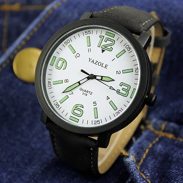 YAZOLE luxury brand quartz watch Casual Fashion Leather watches reloj masculino men watch free shipping Sports Watches
YAZOLE luxury brand quartz watch Casual Fashion Leather watches reloj masculino men watch free shipping Sports Watches
