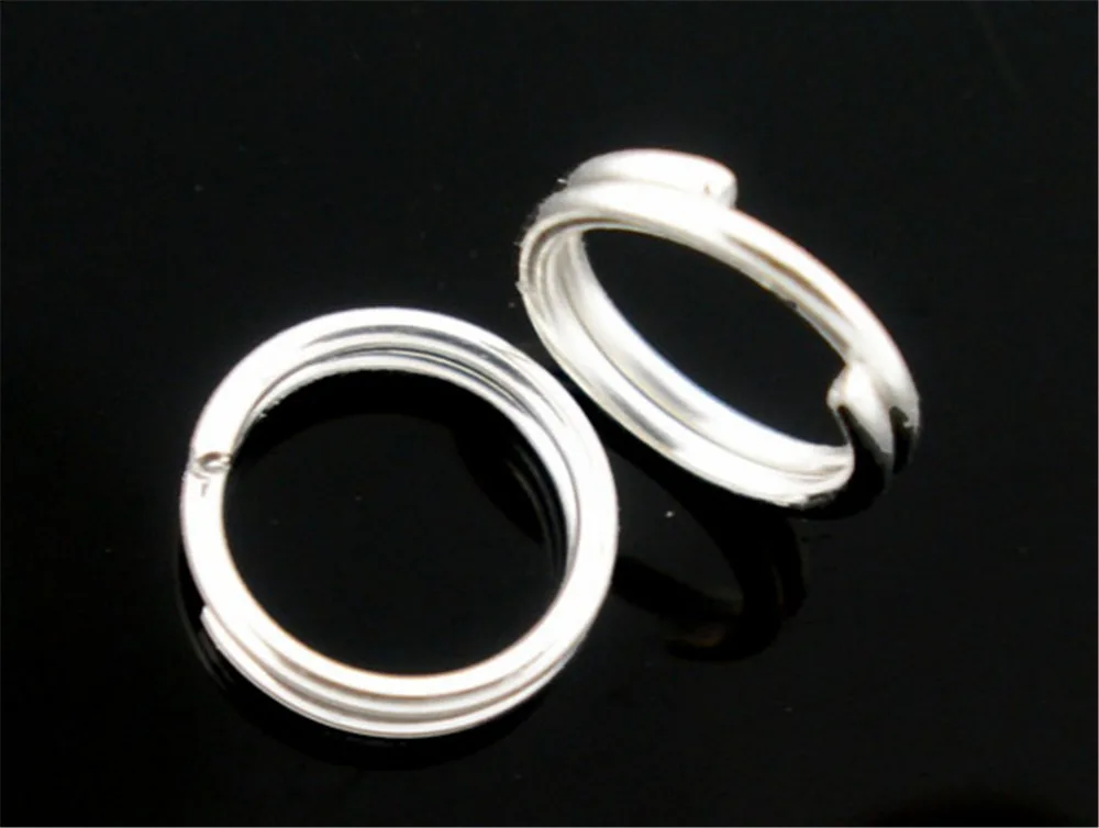 DoreenBeads 800 шт серебряные двойные петли Открытые Кольца 6 мм диаметр. Результаты