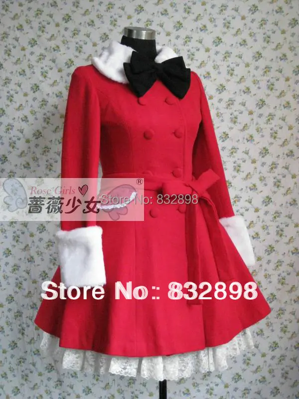 Japan Wool Winter Sweet Lolita Dress Girls Winter Dress Brand Bow Long Winter Coat Jacket
Japan Wool Winter Sweet Lolita Dress Girls Winter Dress Brand Bow Long Winter Coat Jacket