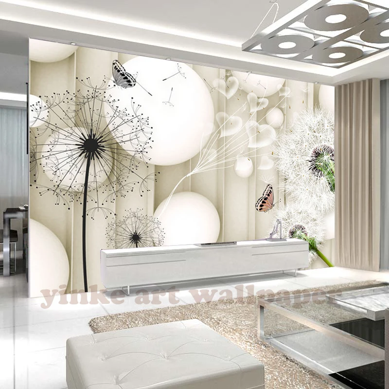 Custom Photo Wallpaper Modern 3d simple ball and dandelion Wallpaper Bedroom Living Room Sofa TV Backdrop 3D Wall Murals
Custom Photo Wallpaper Modern 3d simple ball and dandelion Wallpaper Bedroom Living Room Sofa TV Backdrop 3D Wall Murals