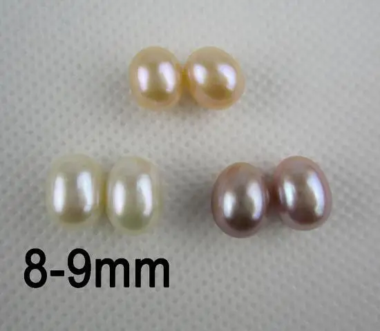 Unique Pearls jewellery Store,AA 8-9MM White Pink Lavender Half Drilled Real Freshwater Pearl Matched Pair For Earrings,LS4-032
Unique Pearls jewellery Store,AA 8-9MM White Pink Lavender Half Drilled Real Freshwater Pearl Matched Pair For Earrings,LS4-032