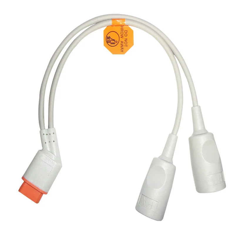 Compatible with 16pin Drager/Siemens pressure transducer IBP adapter cable for disposable IBP pressure transducer /ECG EKG SPO2
Compatible with 16pin Drager/Siemens pressure transducer IBP adapter cable for disposable IBP pressure transducer /ECG EKG SPO2