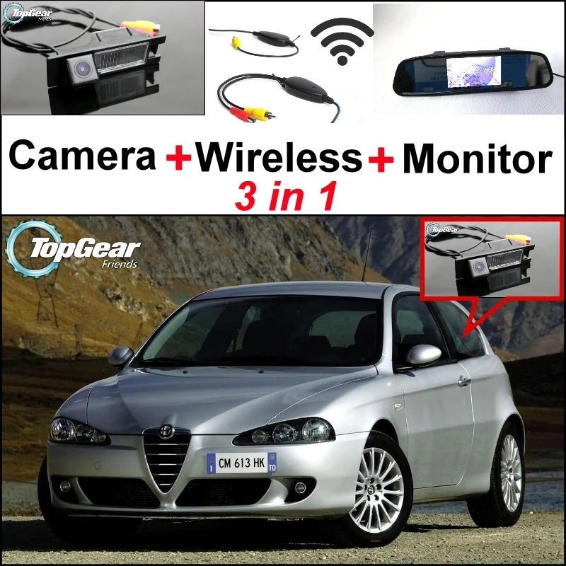 Камера заднего вида 3 в 1, Wi-Fi + беспроводной приемник + монитор зеркала, Система помощи при парковке «сделай сам» для Alfa Romeo 147 AR
Камера заднего вида 3 в 1, Wi-Fi + беспроводной приемник + монитор зеркала, Система помощи при парковке «сделай сам» для Alfa Romeo 147 AR
