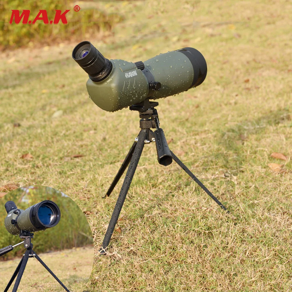 Waterproof 20-60X60 Monocular Telescope with Variable View Target Mirror and BAK4 Prism fit Outdoor Watching and Camping
Waterproof 20-60X60 Monocular Telescope with Variable View Target Mirror and BAK4 Prism fit Outdoor Watching and Camping
