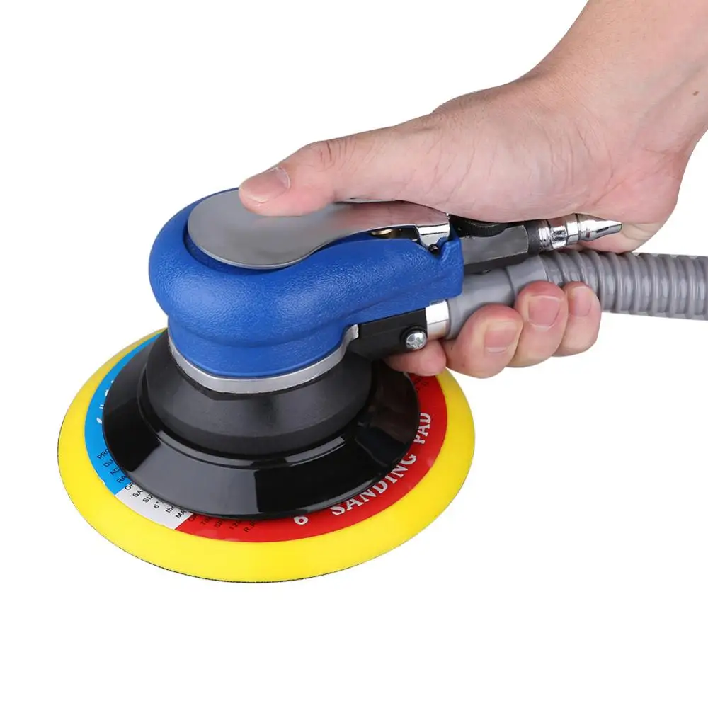 Practical Air Sander Random Orbital Palm Sander 6" 150mm Pad Pneumatic Tool Polisher Dust Collection+Dust Collection Hose
Practical Air Sander Random Orbital Palm Sander 6" 150mm Pad Pneumatic Tool Polisher Dust Collection+Dust Collection Hose