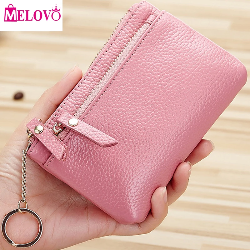 MELOVO Double Zipper Fashion Small Day Clutches Women's Genuine Leather Coin Purse Clutch Keyring Purse Card Holder Case 08622
MELOVO Double Zipper Fashion Small Day Clutches Women's Genuine Leather Coin Purse Clutch Keyring Purse Card Holder Case 08622