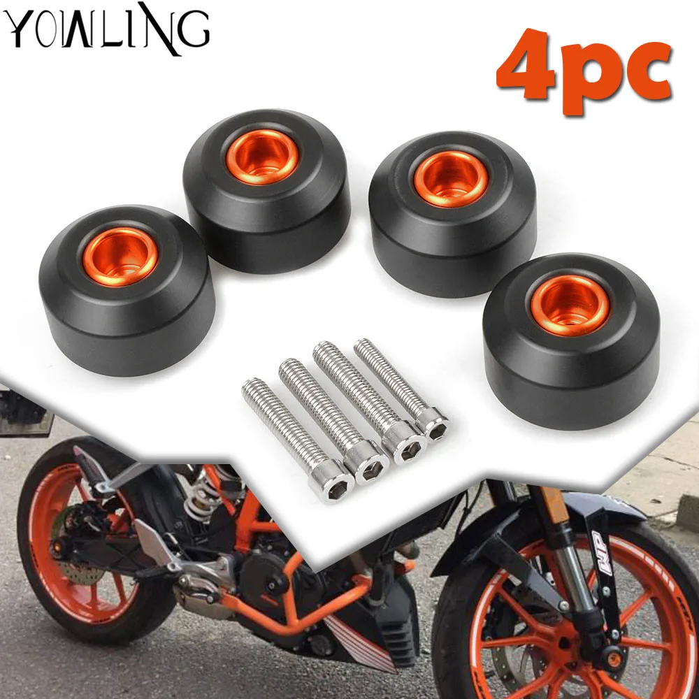 Front Rear Motorcycle Fork Frame Wheel Sliding Crash Pads Falling Protection for 125DUKE 200DUKE 390DUKE 125 200 390 DUKE
Front Rear Motorcycle Fork Frame Wheel Sliding Crash Pads Falling Protection for 125DUKE 200DUKE 390DUKE 125 200 390 DUKE