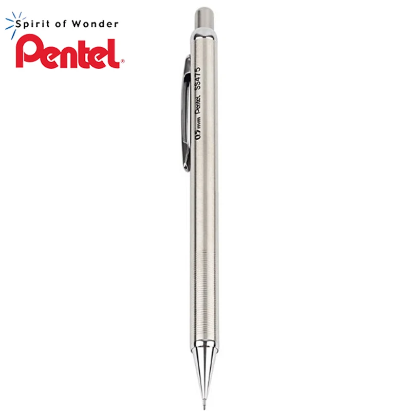 Pentel SS475 металлический карандаш, механический карандаш из нержавеющей стали, 0,5 мм, офисные и школьные принадлежности
Pentel SS475 металлический карандаш, механический карандаш из нержавеющей стали, 0,5 мм, офисные и школьные принадлежности