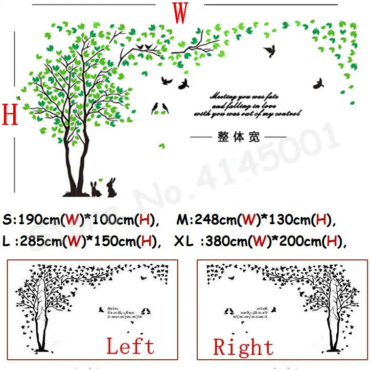 Creative Couple tree 3d wall stickers living room Bedroom Home Wall Art Decor DIY Acrylic Wall sticker Decal Cartoon Big Tree
Creative Couple tree 3d wall stickers living room Bedroom Home Wall Art Decor DIY Acrylic Wall sticker Decal Cartoon Big Tree