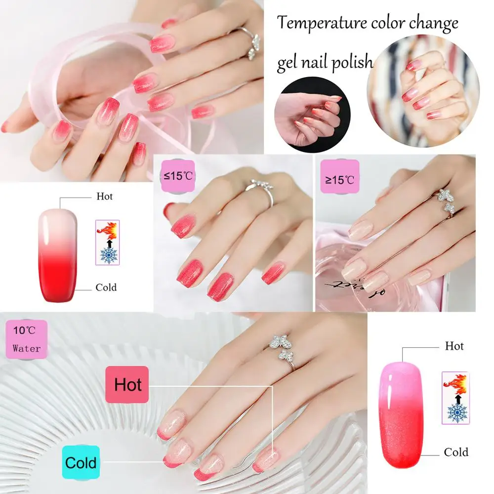 W-L Chameleon Change Color Nail Gel Polish 10ML UV Soak Off Color Changing Gel Nail Polish Temperature Color Change Gel Lacquer
W-L Chameleon Change Color Nail Gel Polish 10ML UV Soak Off Color Changing Gel Nail Polish Temperature Color Change Gel Lacquer