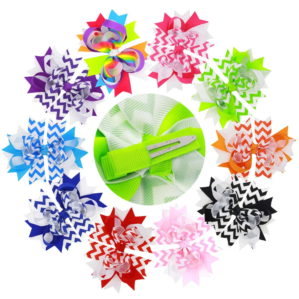5" Girls Ribbow Bow Hair clip Rainbow Striped Colorful Swallowtail Hairbows Barrettes Kids Christmas Halloween Bowknot Hairpins
5" Girls Ribbow Bow Hair clip Rainbow Striped Colorful Swallowtail Hairbows Barrettes Kids Christmas Halloween Bowknot Hairpins