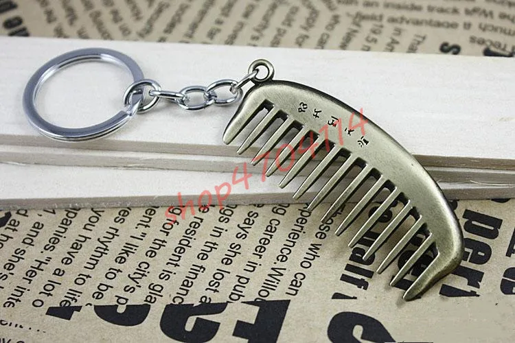 Creative zinc alloy, Mini comb key chain pendant, exquisite handicraft small pendant
Creative zinc alloy, Mini comb key chain pendant, exquisite handicraft small pendant