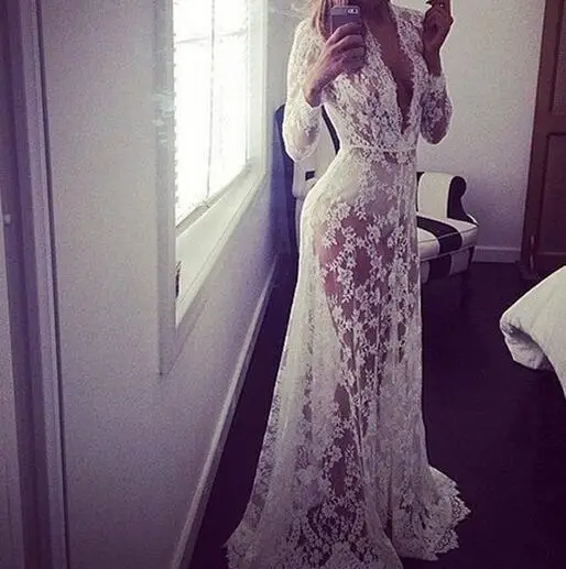 1pcs/lot european style woman long lace beach dress transparent long lace dress balck and white
1pcs/lot european style woman long lace beach dress transparent long lace dress balck and white