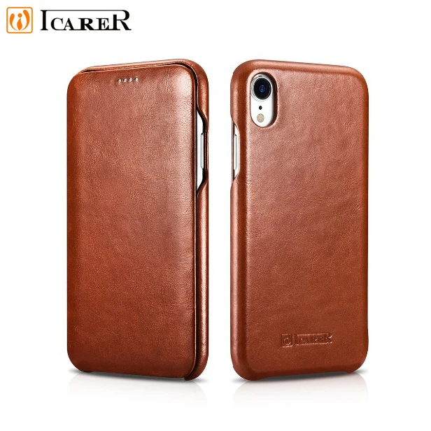 ICARER Винтажный чехол-книжка из натуральной кожи с изогнутыми краями для iPhone XR, роскошный флип-чехол для телефона
ICARER Винтажный чехол-книжка из натуральной кожи с изогнутыми краями для iPhone XR, роскошный флип-чехол для телефона
