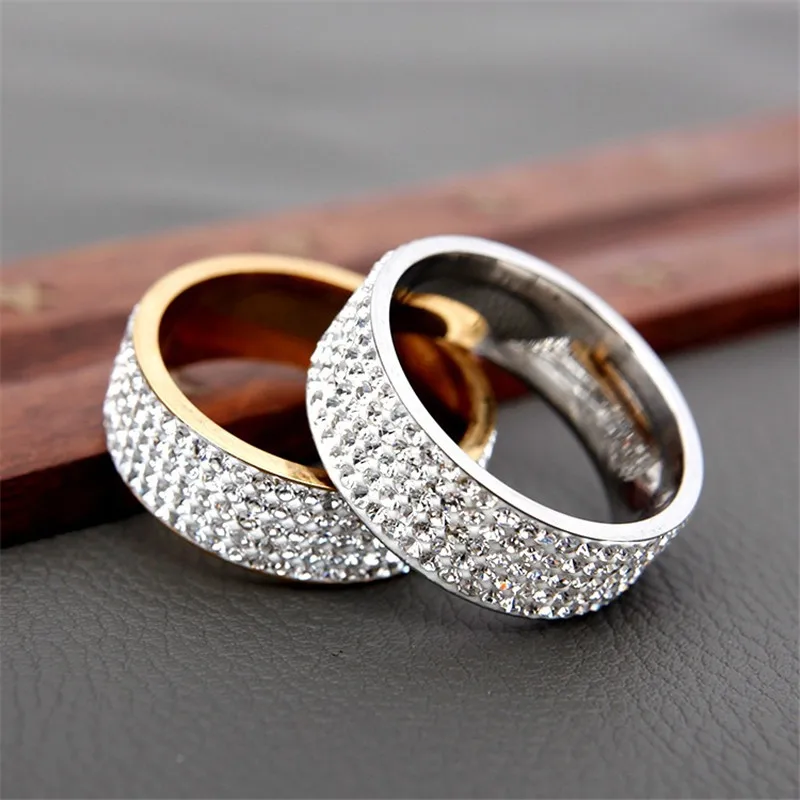 HIP Hop 8mm wide five rows of three drainage drills Stainless steel couple ring For Women Men Jewelry Dropshiping Couple gift
HIP Hop 8mm wide five rows of three drainage drills Stainless steel couple ring For Women Men Jewelry Dropshiping Couple gift