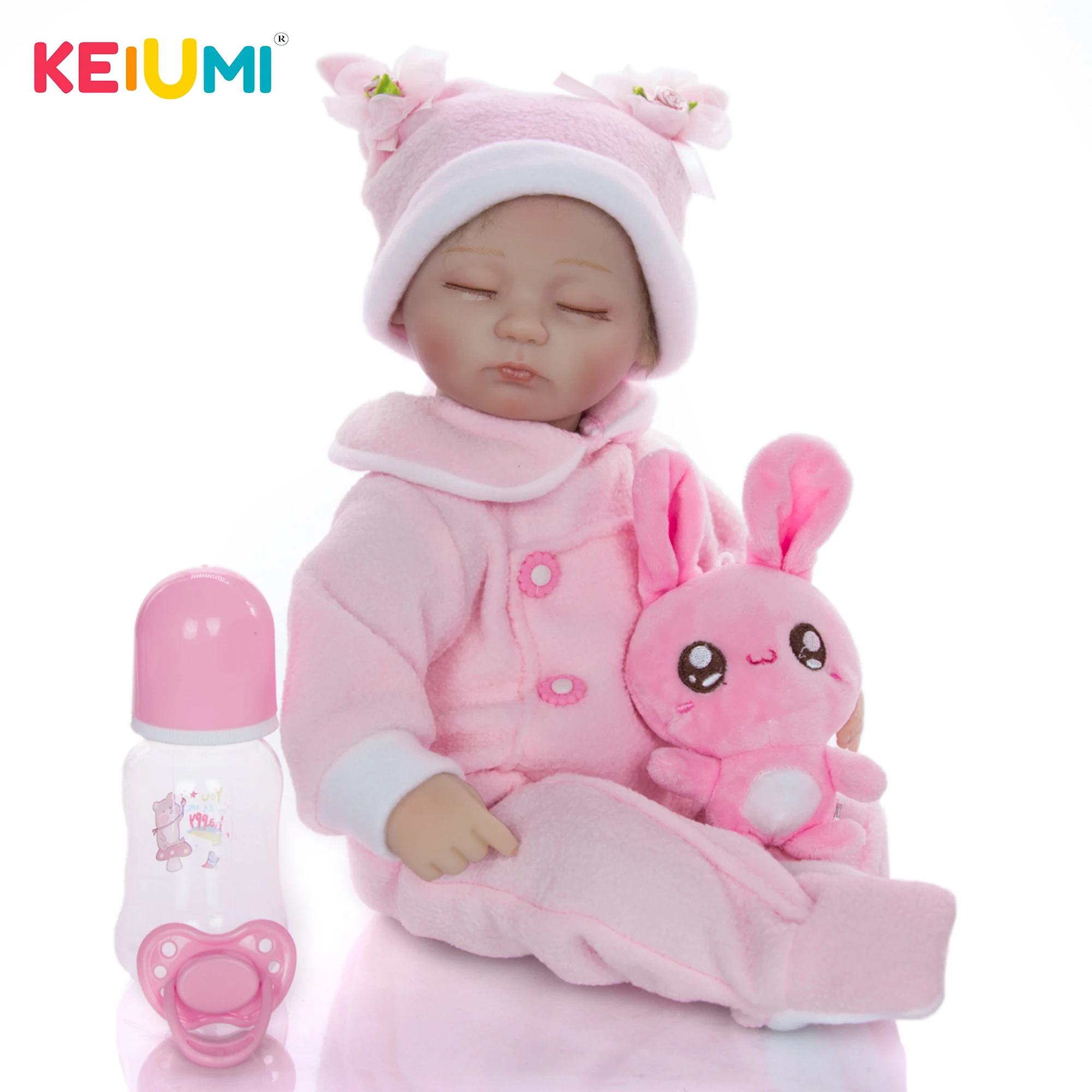 Реалистичная кукла Reborn KEIUMI, 17 дюймов, мягкая силиконовая кукла Reborn с закрытыми глазами, игрушка для детей, подарок на день рождения
Реалистичная кукла Reborn KEIUMI, 17 дюймов, мягкая силиконовая кукла Reborn с закрытыми глазами, игрушка для детей, подарок на день рождения