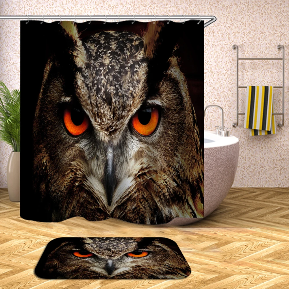 New Arrival Owl Shower Curtain Fabric A Bird Of Minerva Rideau De Douche Bathroom Curtain Night Animal Orange Eye Bath Curtain
New Arrival Owl Shower Curtain Fabric A Bird Of Minerva Rideau De Douche Bathroom Curtain Night Animal Orange Eye Bath Curtain